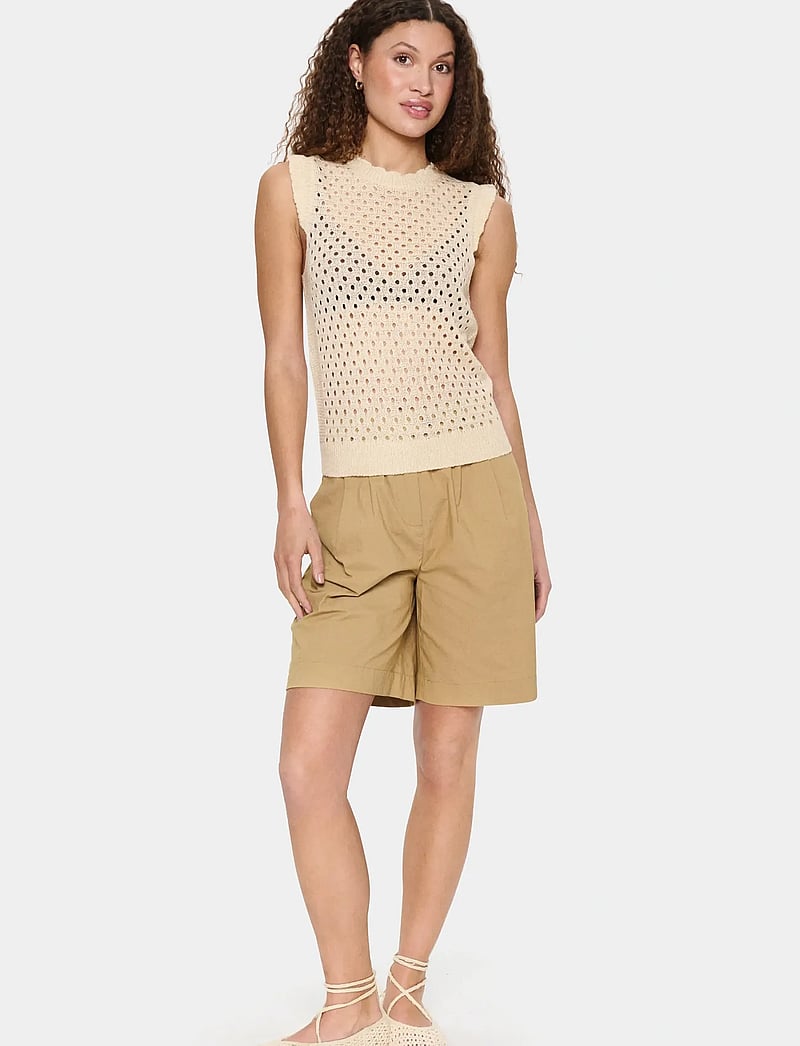 Saint Tropez - KeirySZ Vest - gestrickte westen - creme - 3