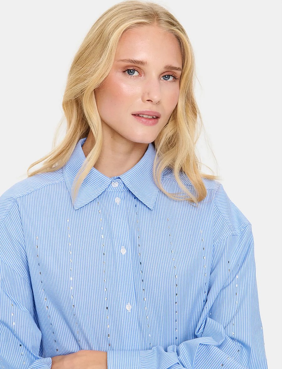 Saint Tropez - ZikkuSZ Shirt - pikkade varrukatega särgid - hydrangea - 5
