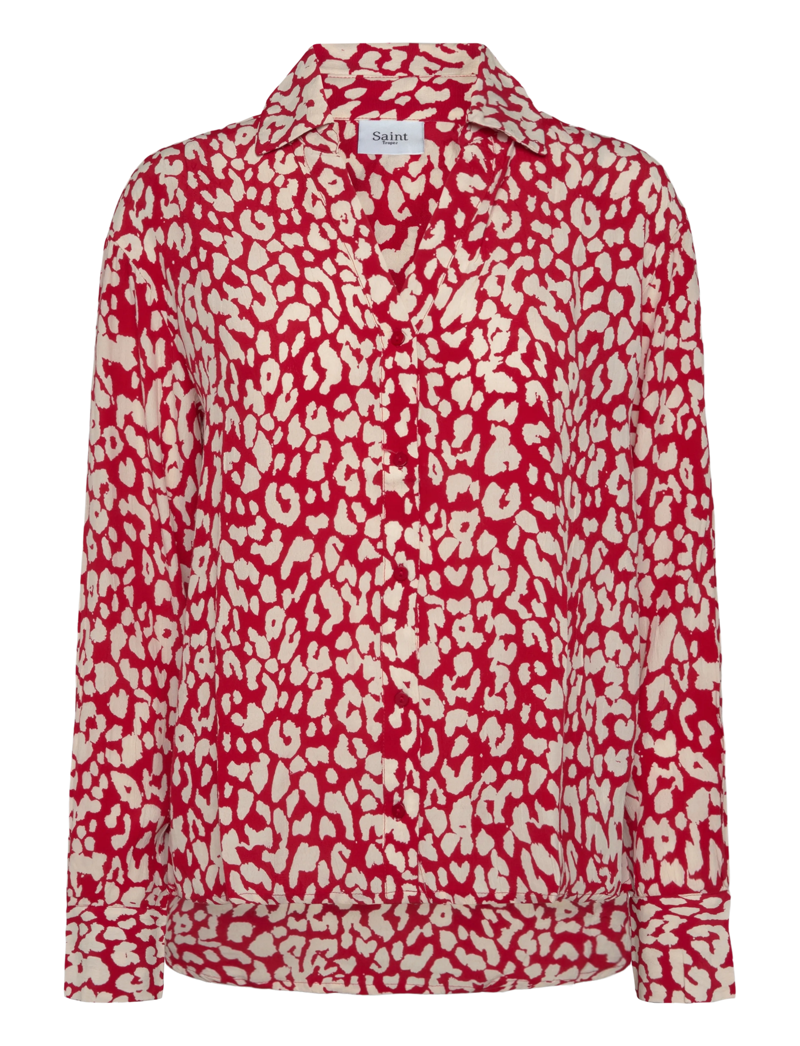 Saint Tropez ZveaSZ Shirt - Saint Tropez - CRIMSON LEOPARD / red