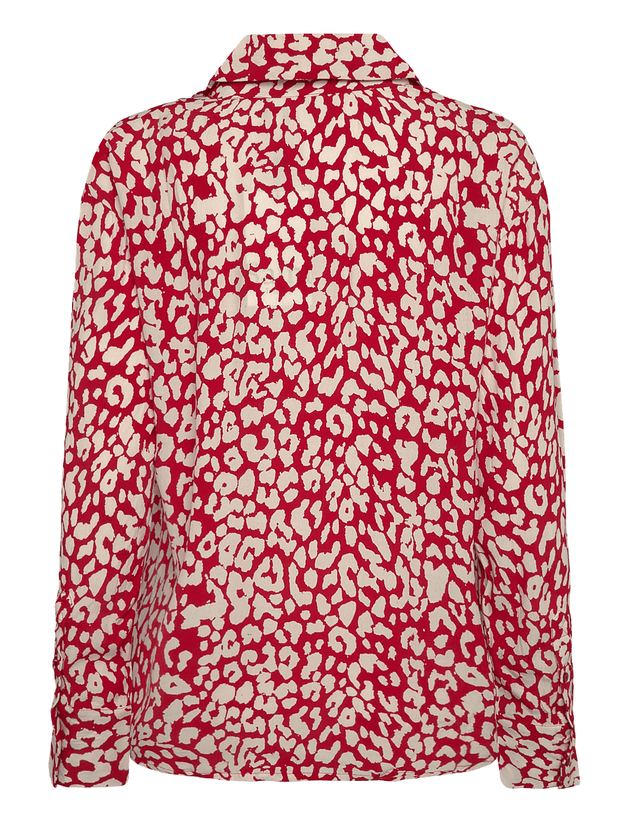 Saint Tropez - ZveaSZ Shirt - langärmlige hemden - crimson leopard - 1