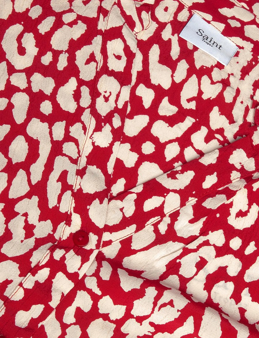 Saint Tropez - ZveaSZ Shirt - langärmlige hemden - crimson leopard - 2