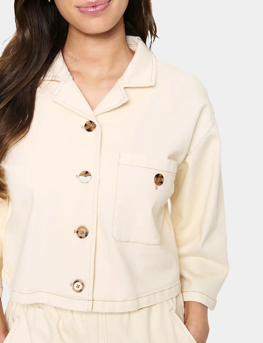 Saint Tropez - KayoSZ Shirt - kurzärmlige hemden - winter white - 5