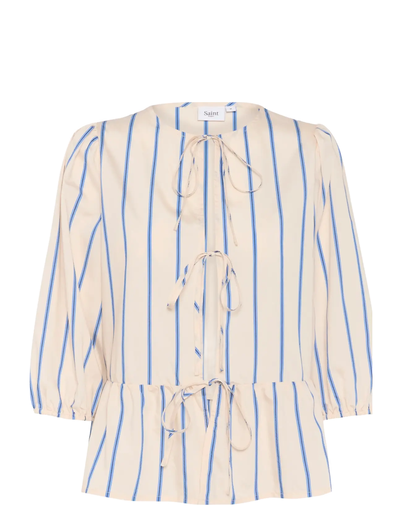 Saint Tropez KotrinaSZ Blouse - Bluser - CAMPANULA / cream