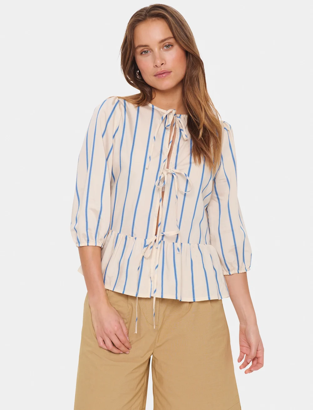 Saint Tropez - KotrinaSZ Blouse - langärmlige blusen - campanula - 0