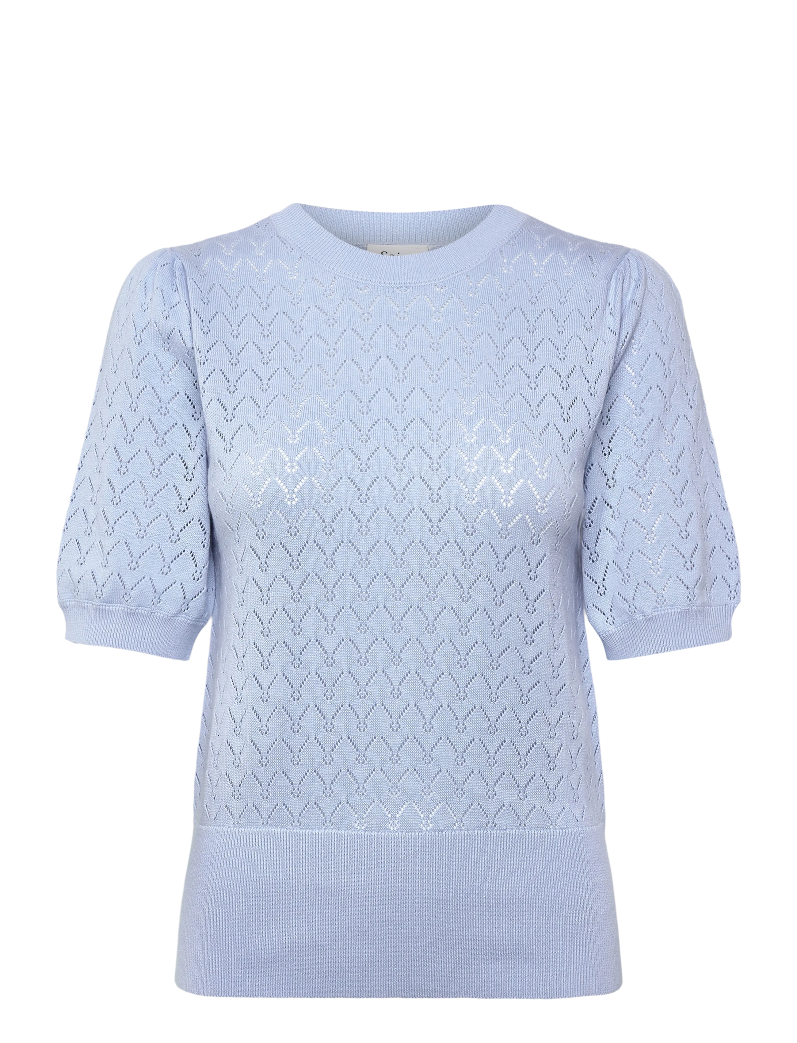 SAINT TROPEZ Karnasz Puff Pullover Blau - M - Damen