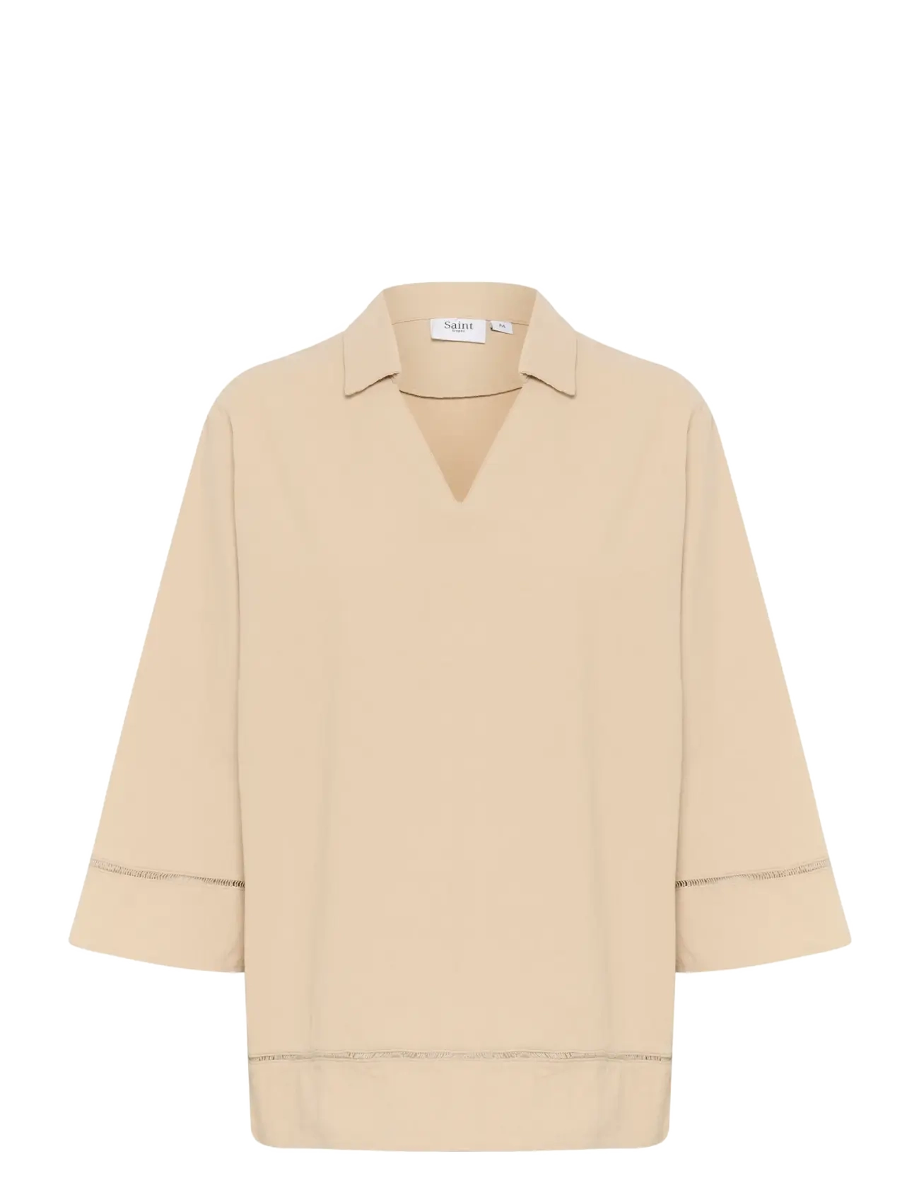 Saint Tropez KalindaSZ Blouse - Bluser - IRISH CREAM / cream