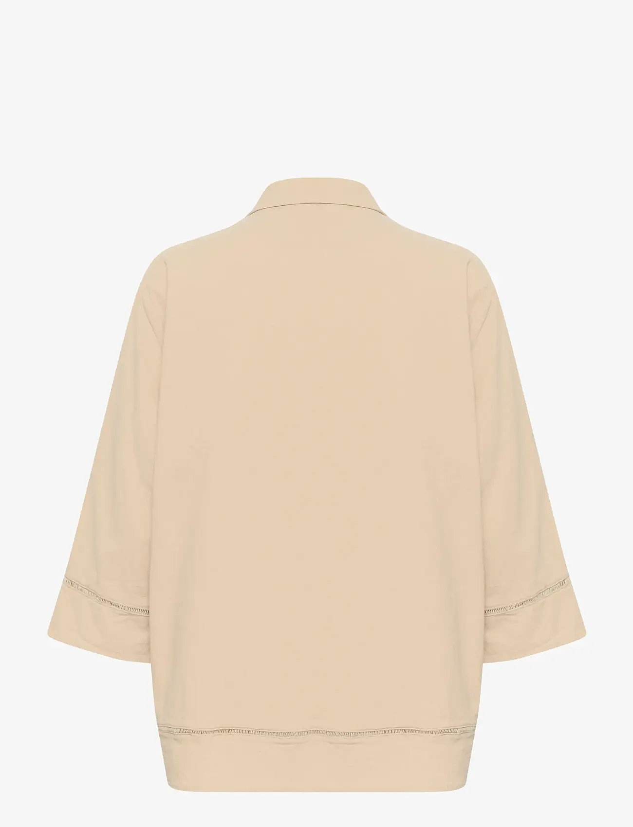 Saint Tropez - KalindaSZ Blouse - långärmade blusar - irish cream - 2