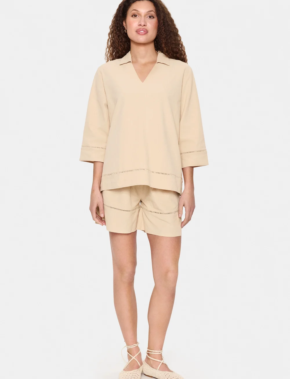Saint Tropez - KalindaSZ Blouse - langärmlige blusen - irish cream - 3
