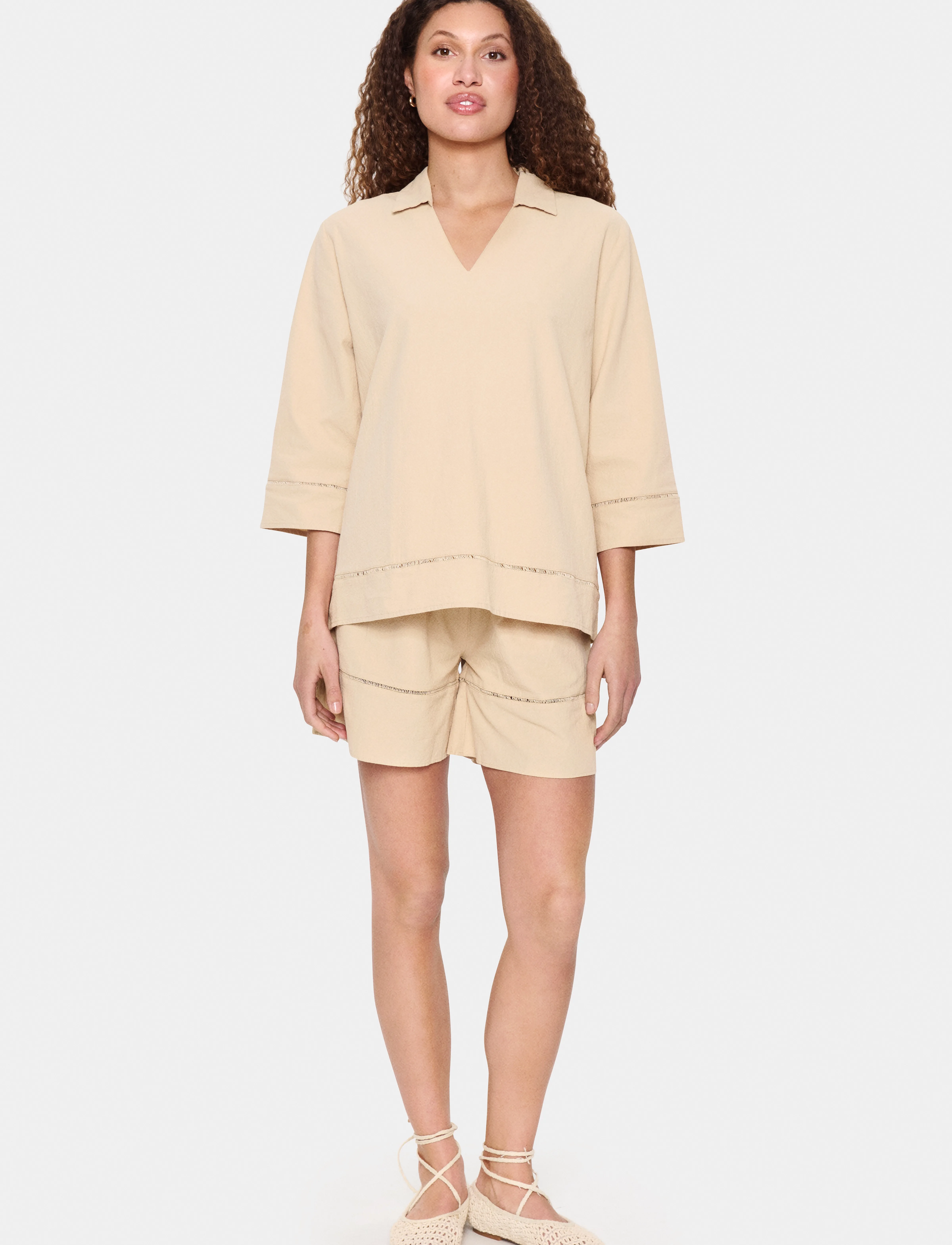 Saint Tropez - KalindaSZ Blouse - langærmede bluser - irish cream - 3