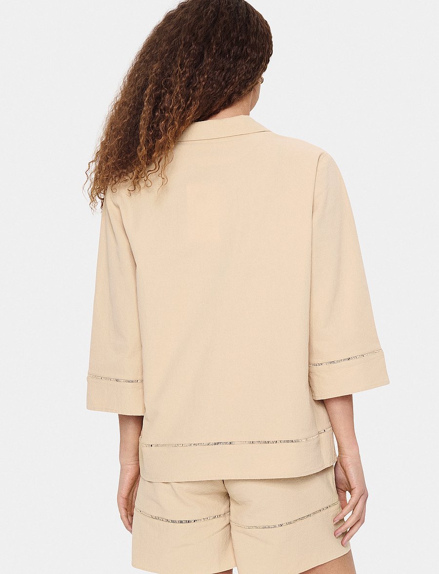 Saint Tropez - KalindaSZ Blouse - langärmelige blusen - irish cream - 4