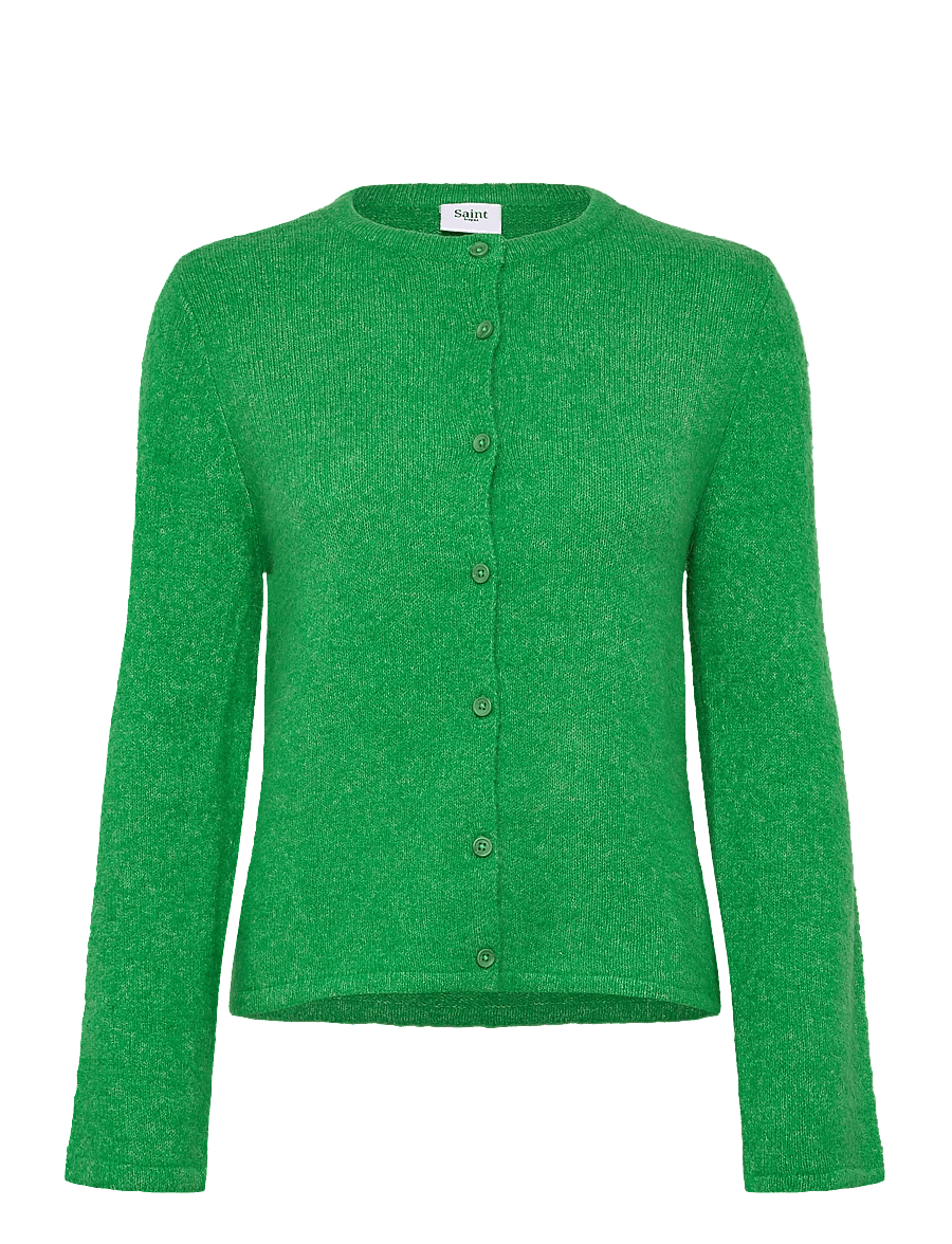 Saint Tropez - LarnaSZ Cardigan - strickjacken - greenbriar - 0
