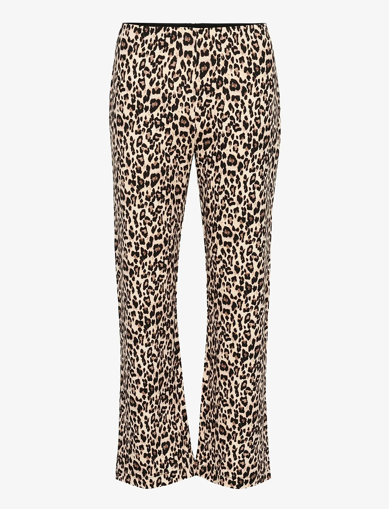 Saint Tropez - GennieSZ Flered Pants - flare bukser - black reg leo - 1