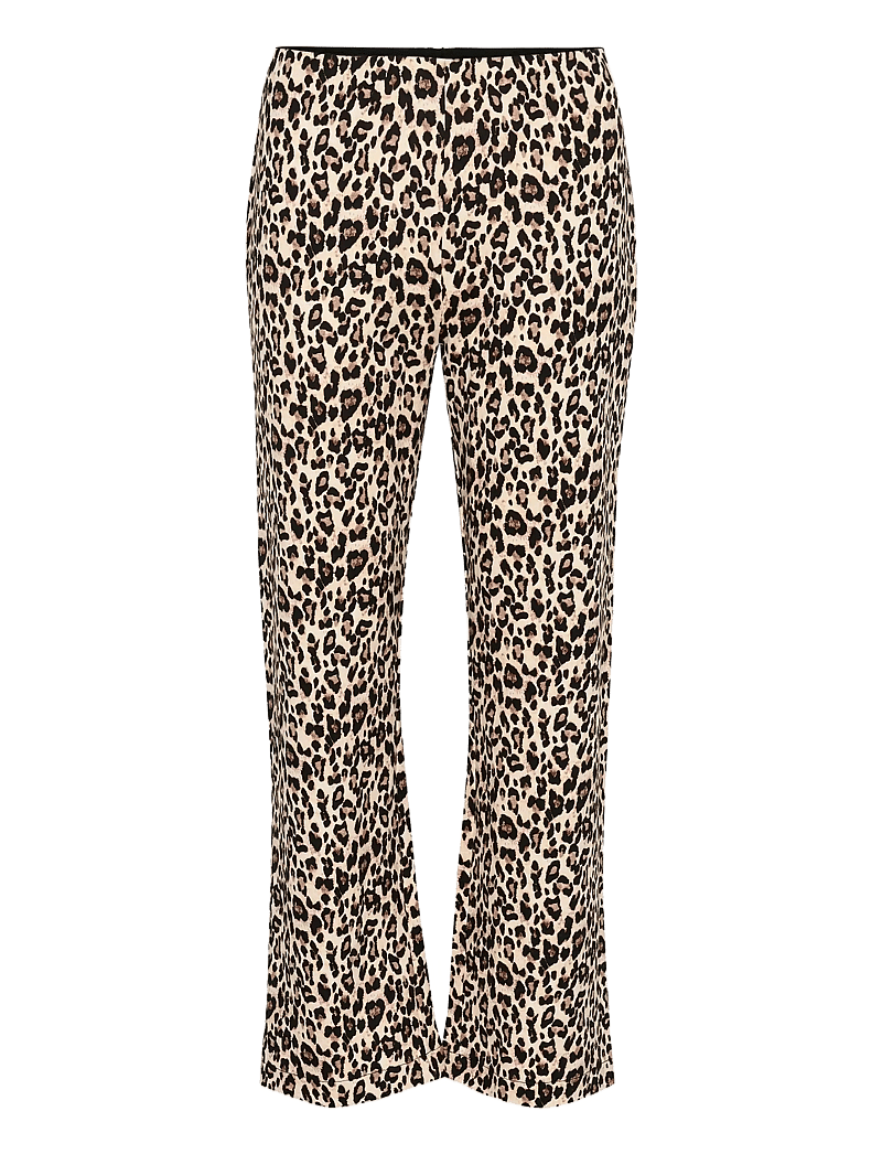 Saint Tropez - GennieSZ Flered Pants - flare bukser - black reg leo - 1