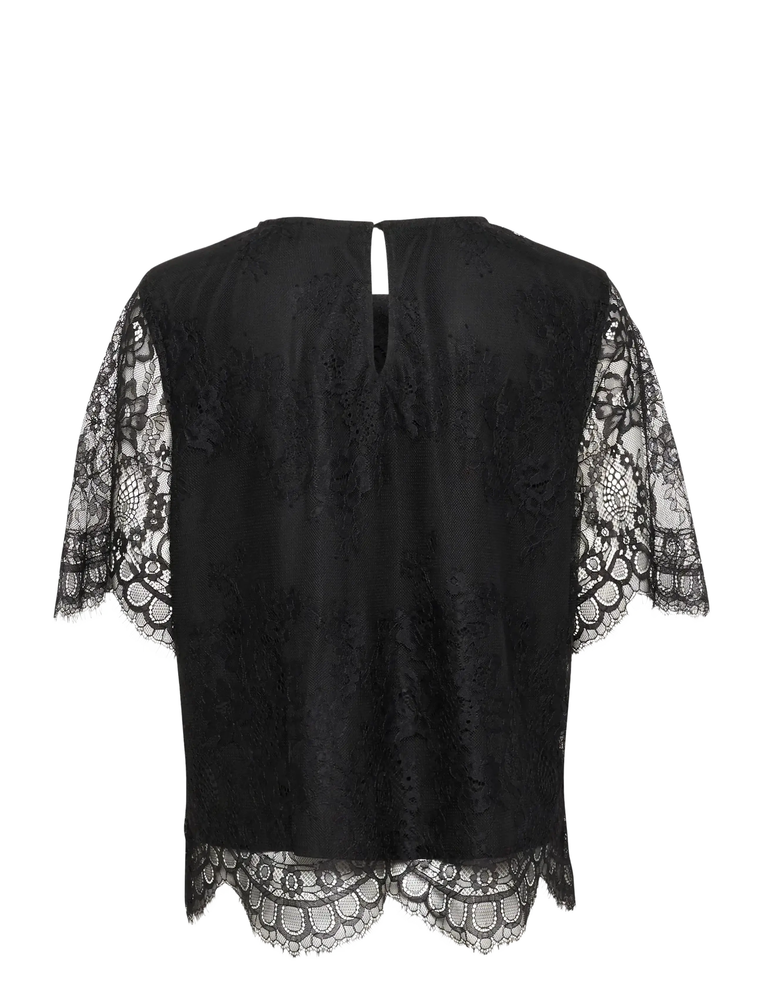 Saint Tropez - ZalviaSZ SS Blouse - lühikeste varrukatega pluusid - black - 2