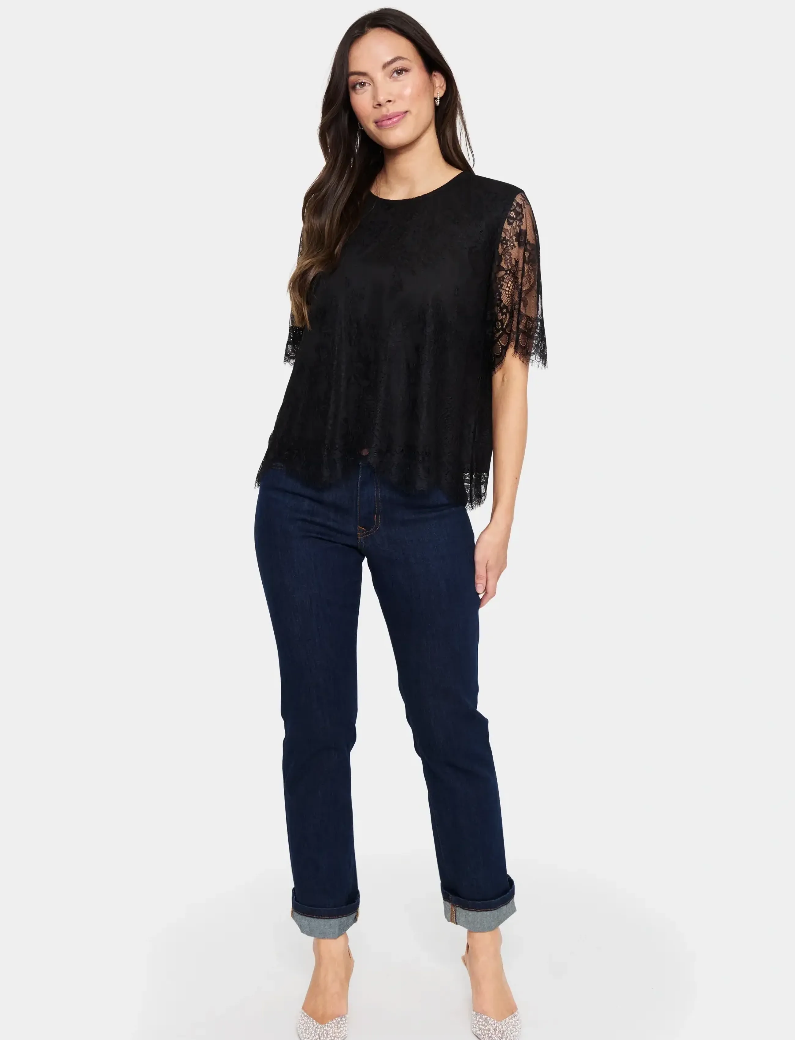 Saint Tropez - ZalviaSZ SS Blouse - lühikeste varrukatega pluusid - black - 3
