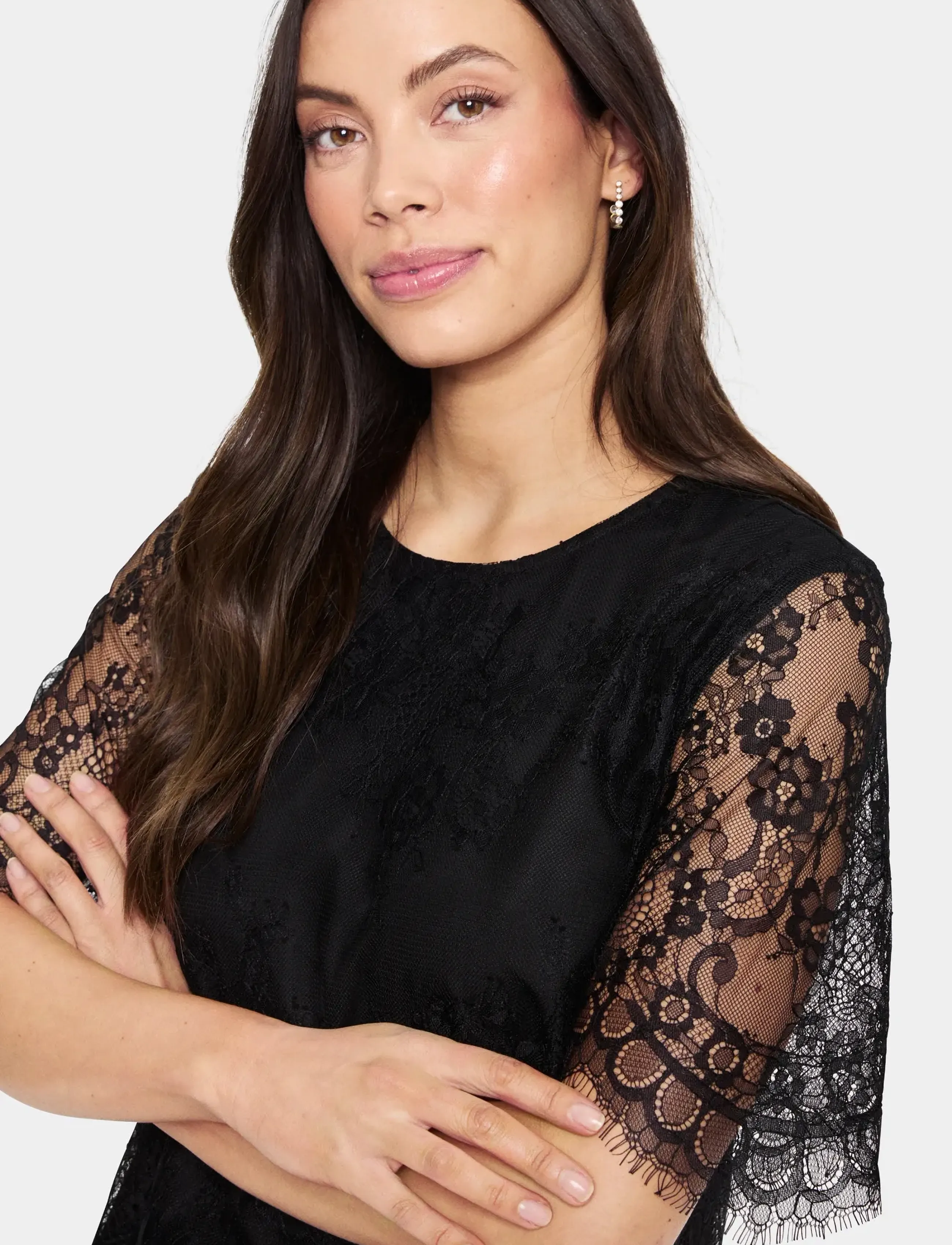 Saint Tropez - ZalviaSZ SS Blouse - lühikeste varrukatega pluusid - black - 5