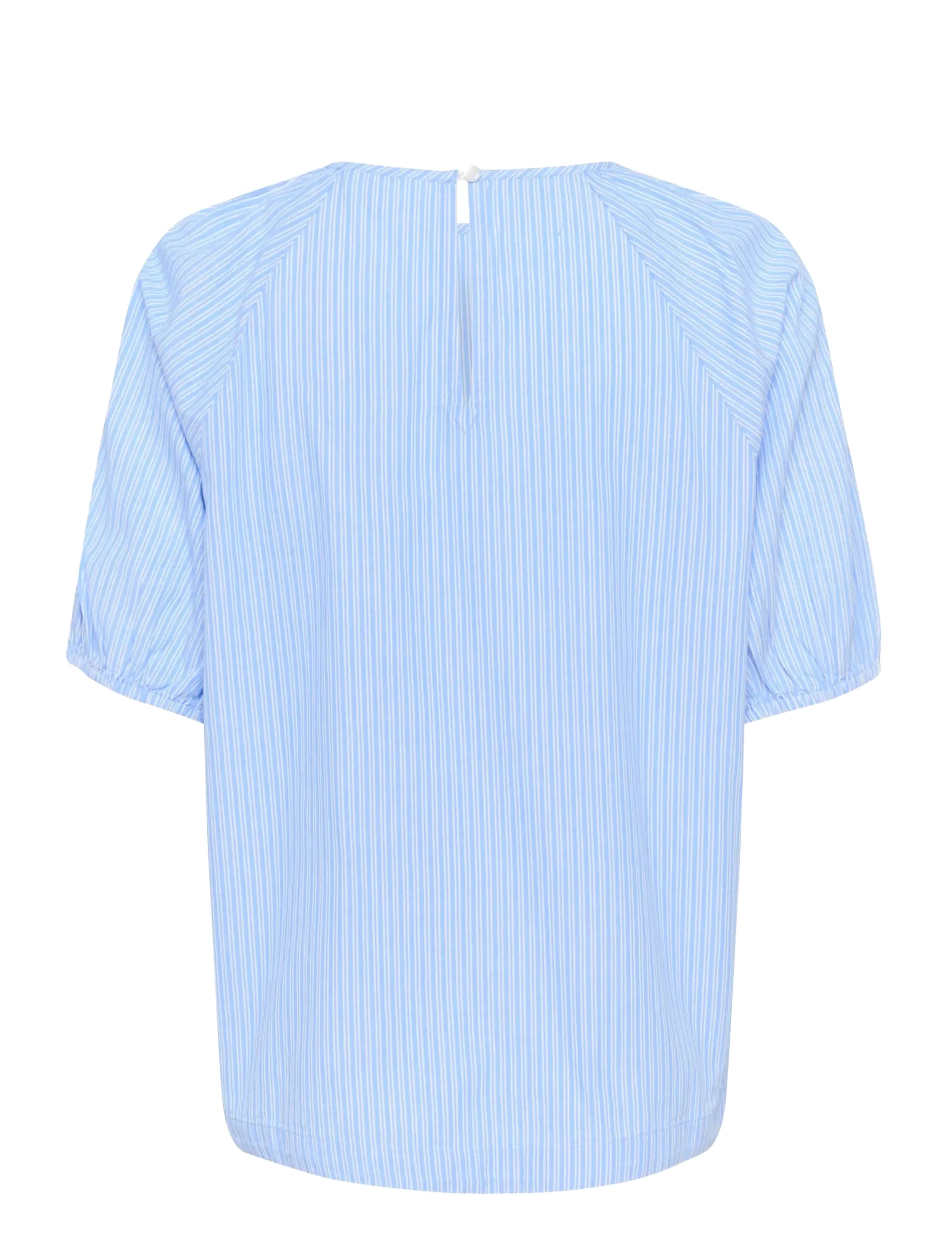 Saint Tropez - JosefiaSZ Blouse - stutterma blússur - airy blue ice stripe - 2