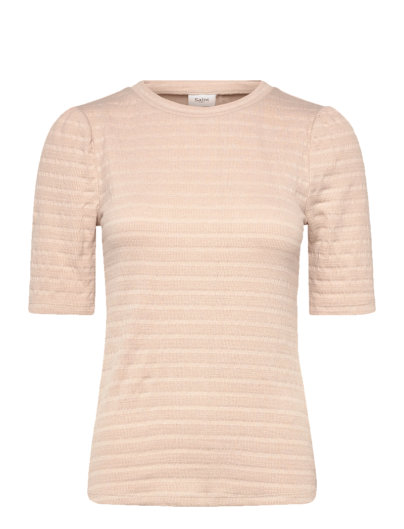 Saint Tropez - LucianaSZ Blouse - kortärmade blusar - fog - 0