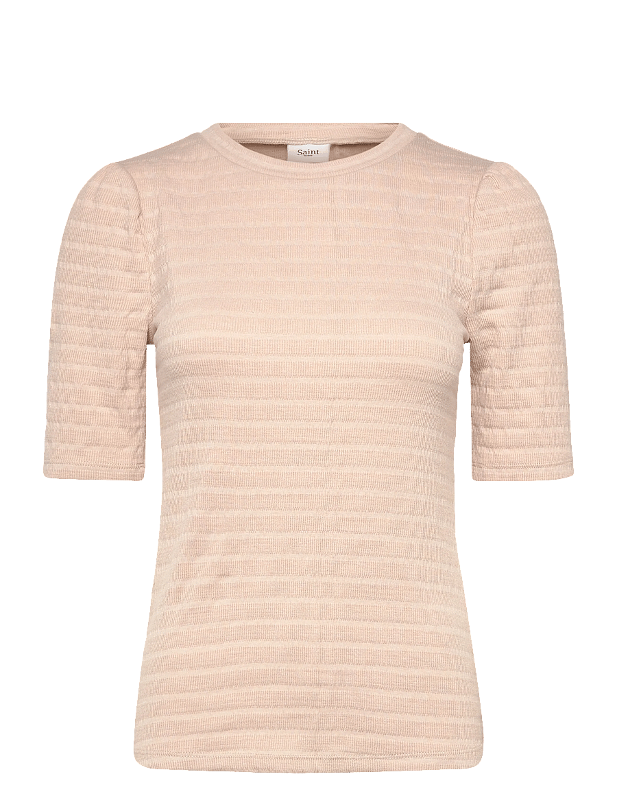 Saint Tropez - LucianaSZ Blouse - kortärmade blusar - fog - 0