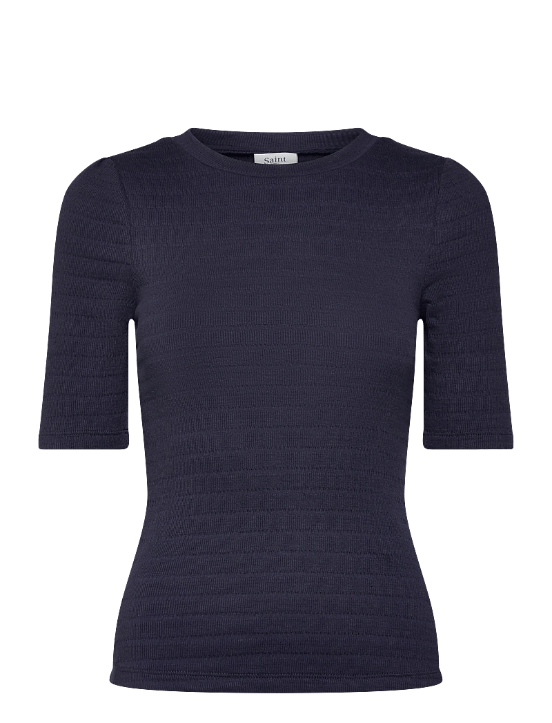 Saint Tropez - LucianaSZ Blouse - kortärmade blusar - night sky - 0