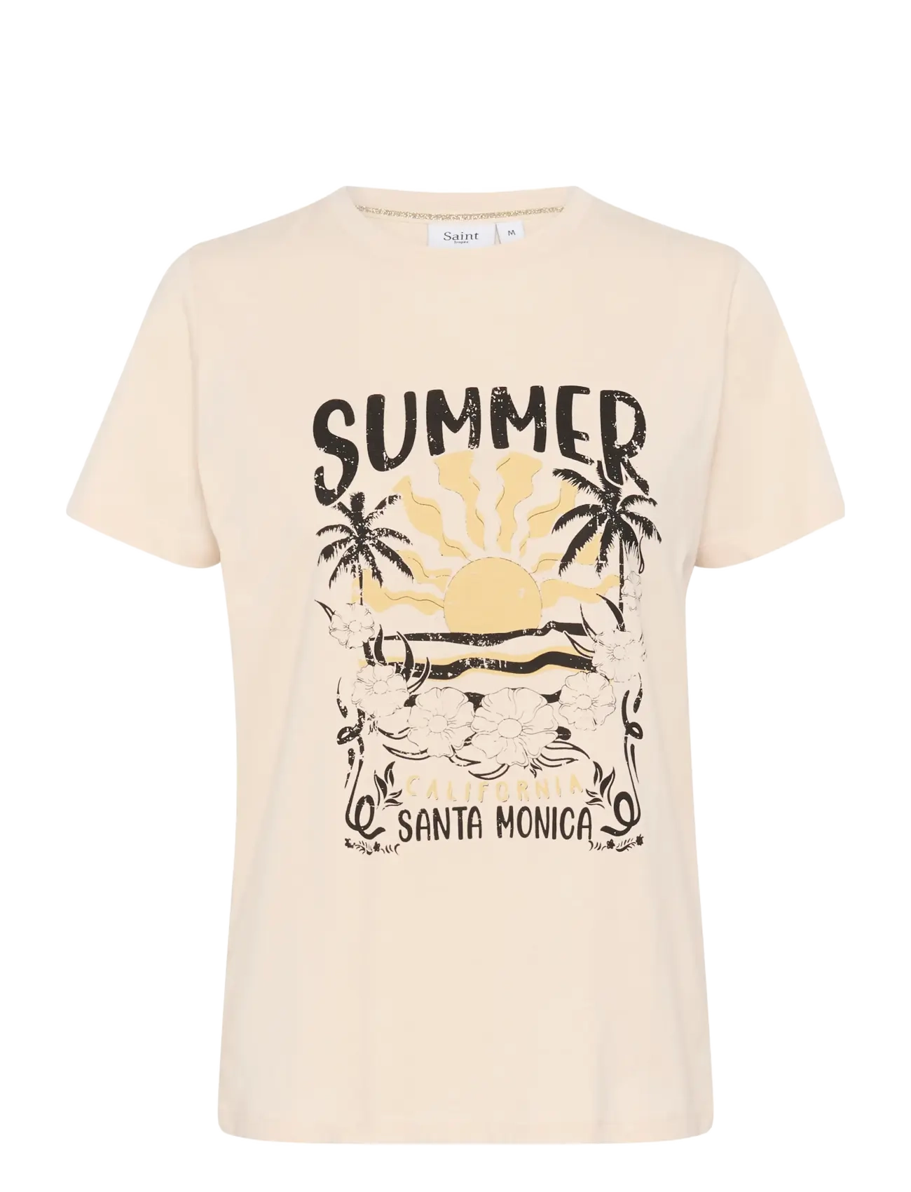 Saint Tropez KuviSZ T-Shirt - Kampagne - CREME / cream