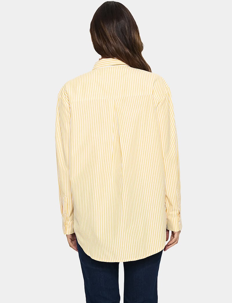 Saint Tropez - ZyttaSZ Shirt - long-sleeved shirts - lemon ice stripe - 4