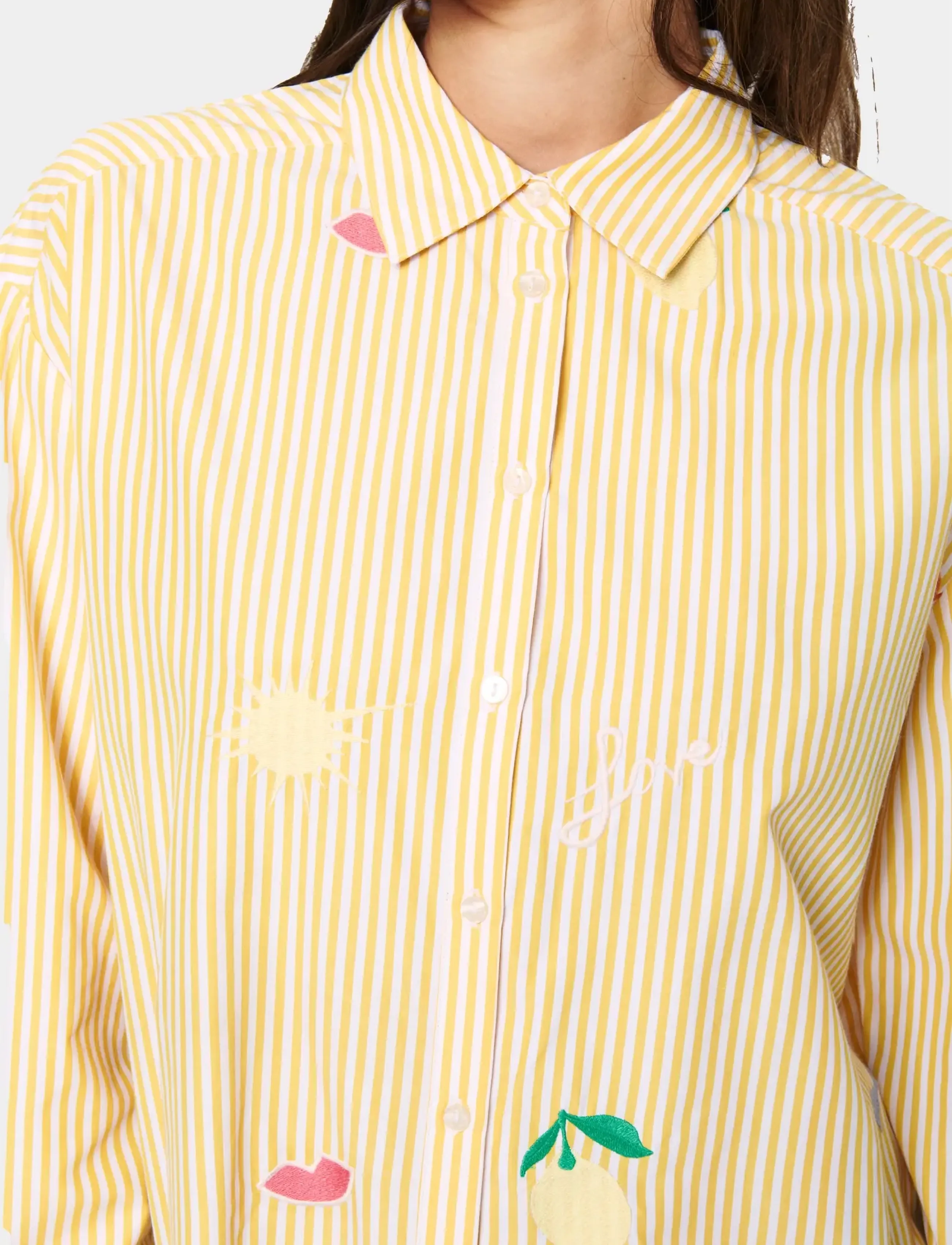 Saint Tropez - ZyttaSZ Shirt - langärmlige hemden - lemon ice stripe - 5