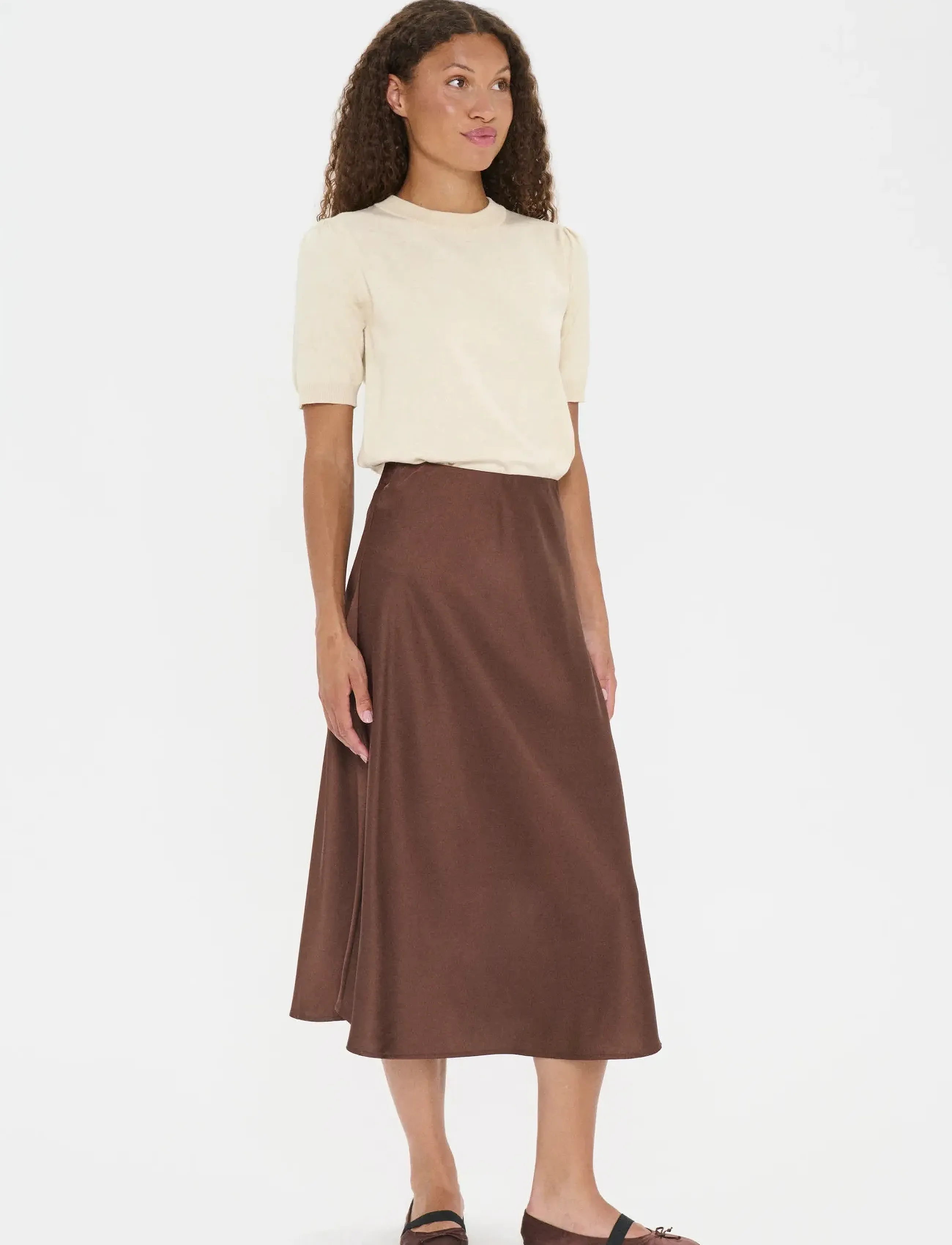 Saint Tropez - LodisaSZ Skirt - midi nederdele - fondue fudge - 3