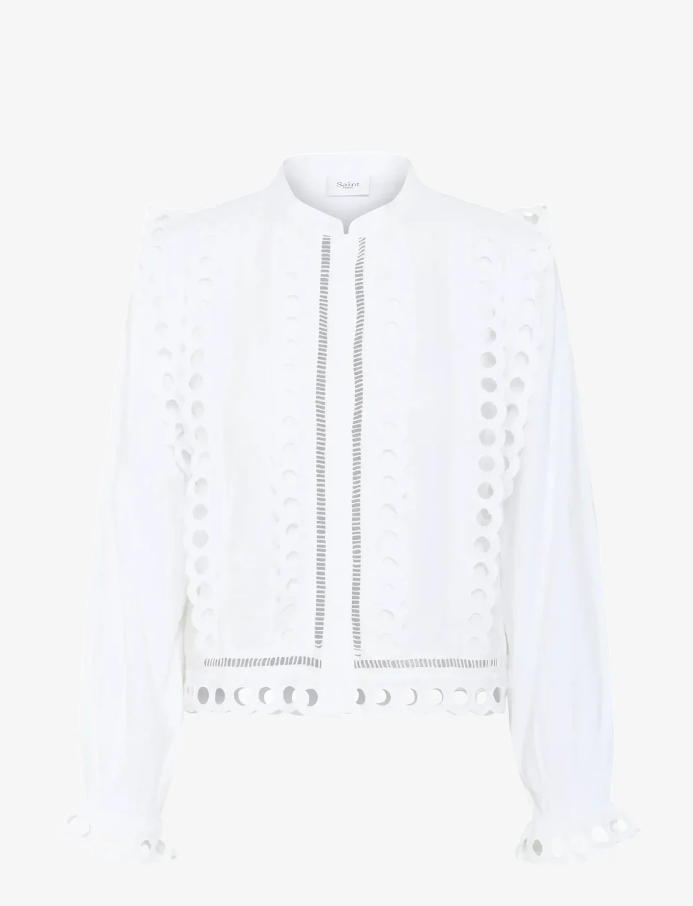 Saint Tropez - MarleeSZ Shirt - långärmade skjortor - bright white - 1