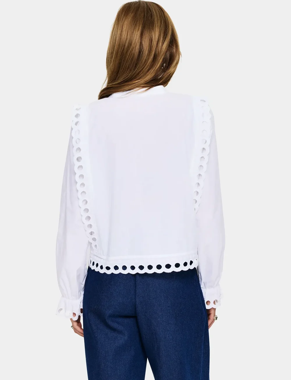 Saint Tropez - MarleeSZ Shirt - långärmade skjortor - bright white - 4