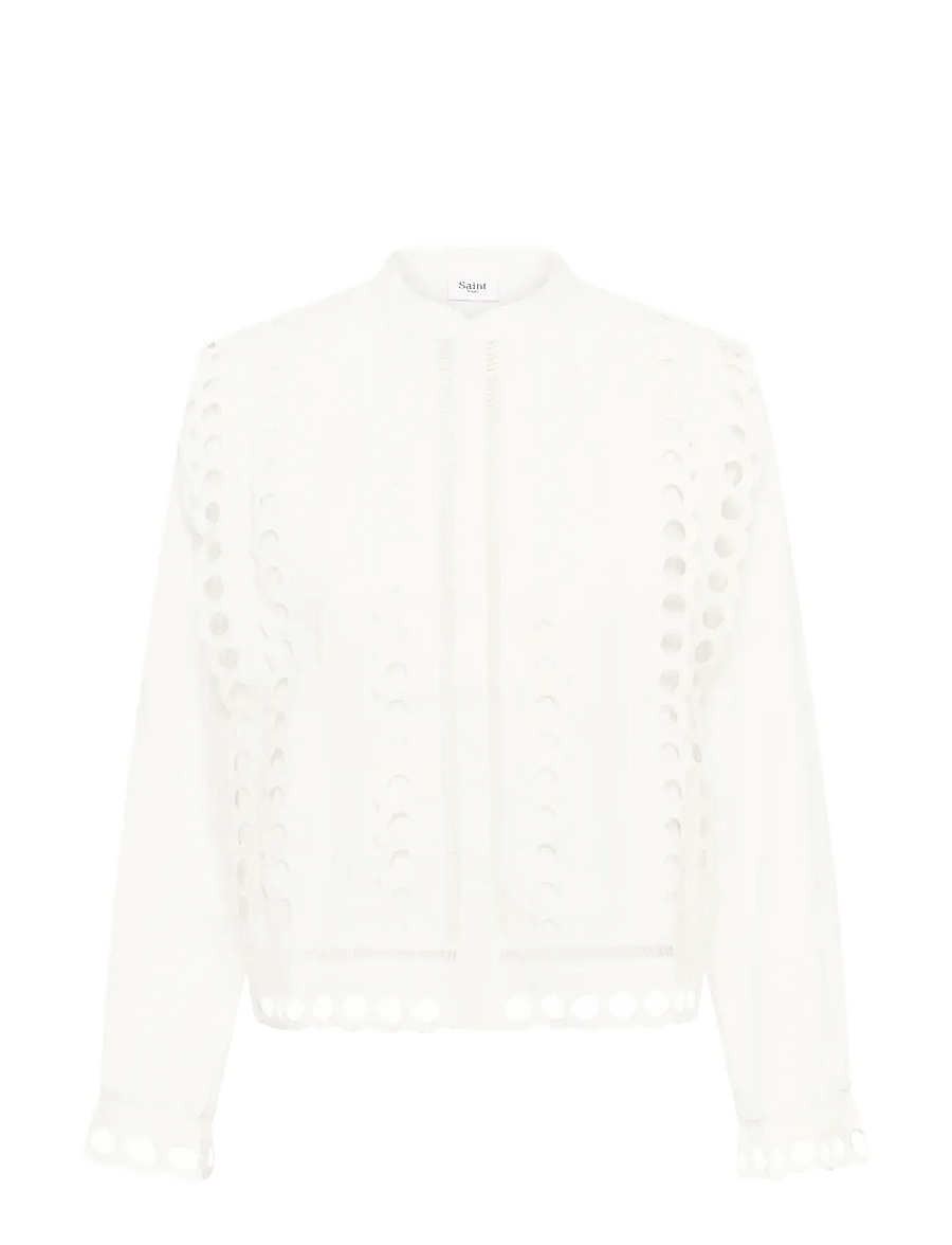 Saint Tropez - MarleeSZ Shirt - pikkade varrukatega särgid - ice - 1