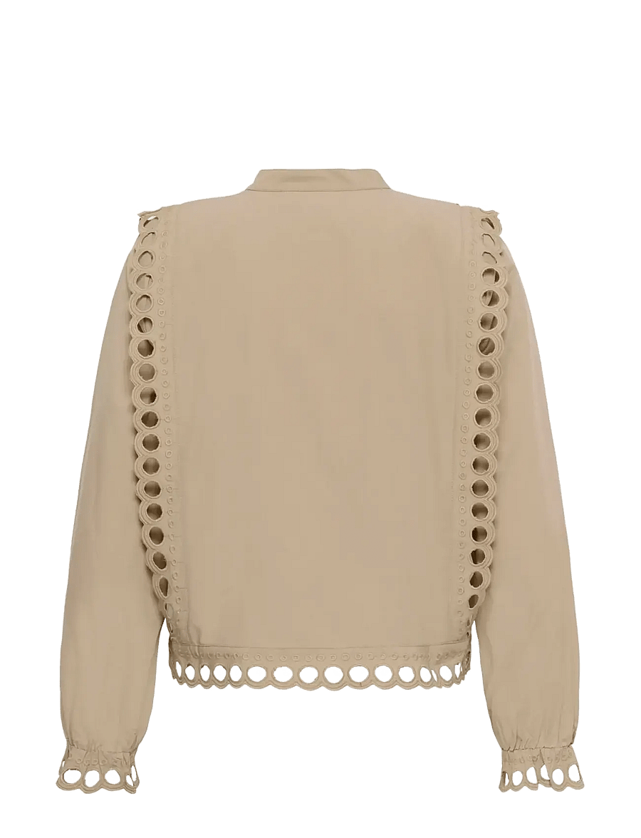 Saint Tropez - MarleeSZ Shirt - long-sleeved shirts - weathered teak - 2