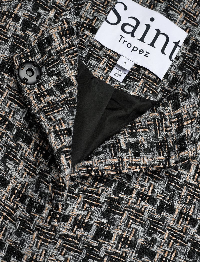 Saint Tropez - MacySZ Jacket - bouclé - black - 2