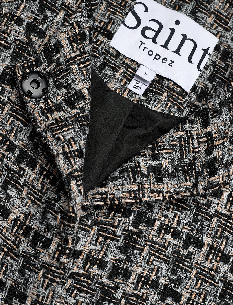 Saint Tropez - MacySZ Jacket - bouclé - black - 2