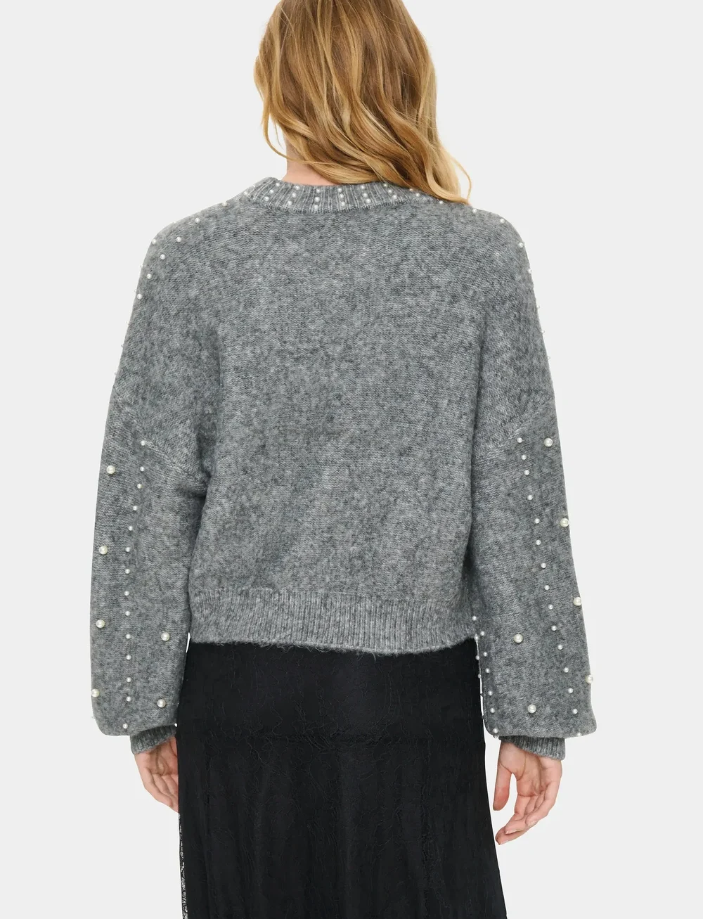 Saint Tropez - MadeleineSZ Pullover - stickade tröjor - gunmetal melange - 4
