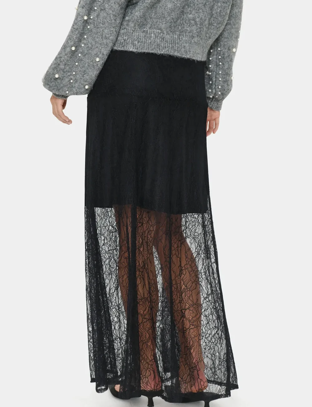 Saint Tropez - MilenaSZ Skirt - maxi röcke - black - 4