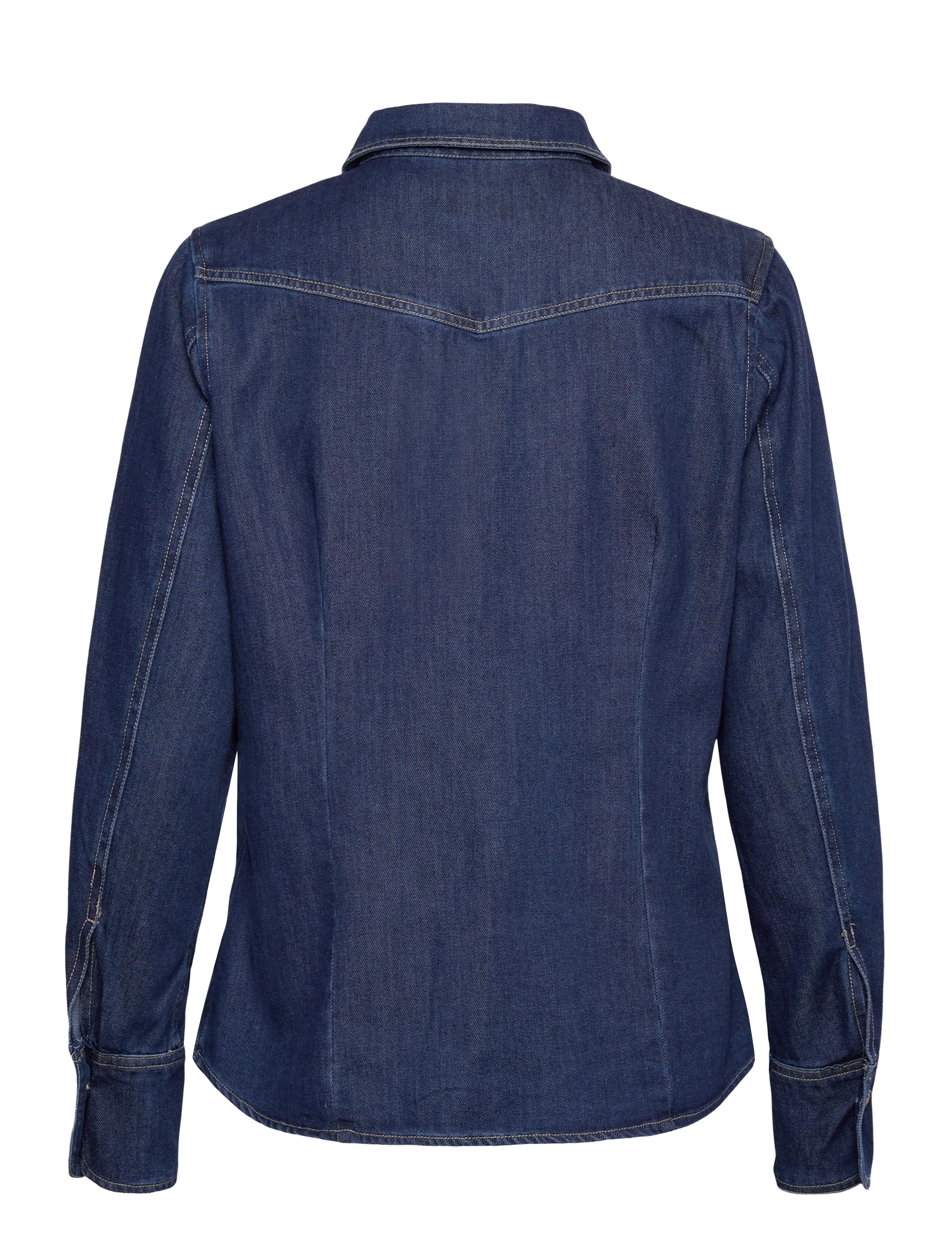 Saint Tropez - MartheSZ Shirt - džinsiniai marškiniai - medium blue denim - 1