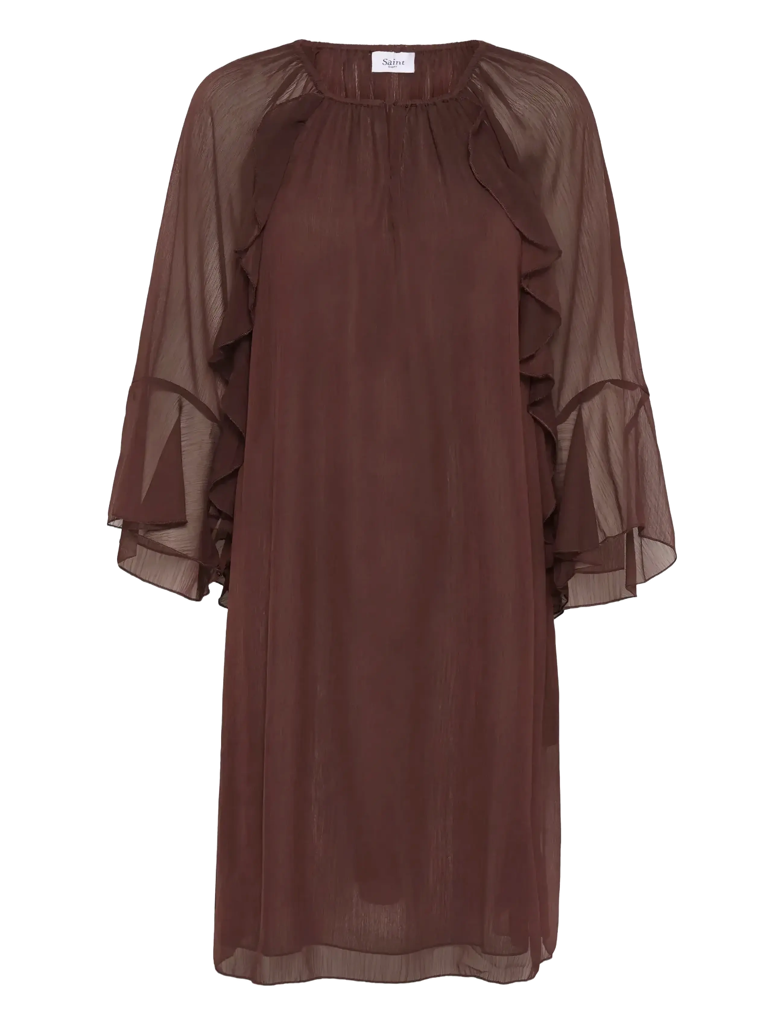 SAINT TROPEZ Mavissz Kleid Braun - M - Damen