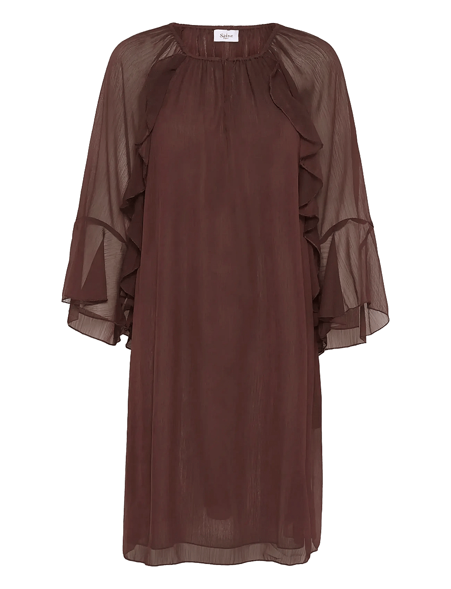 Saint Tropez - MavisSZ Dress - kokteiļkleitas - fudge - 1