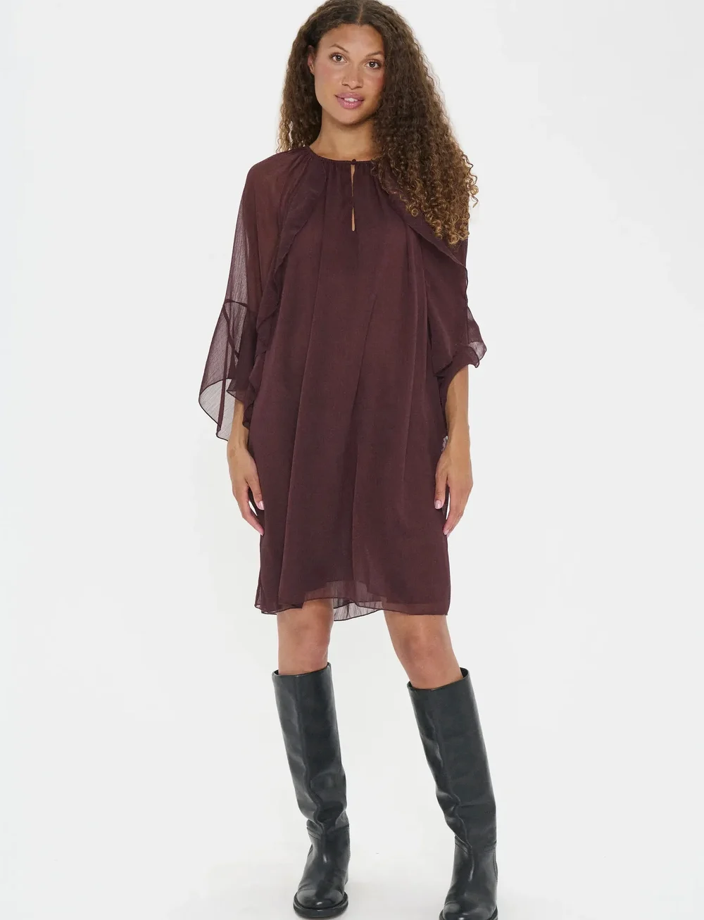 Saint Tropez - MavisSZ Dress - cocktailklänningar - fudge - 3