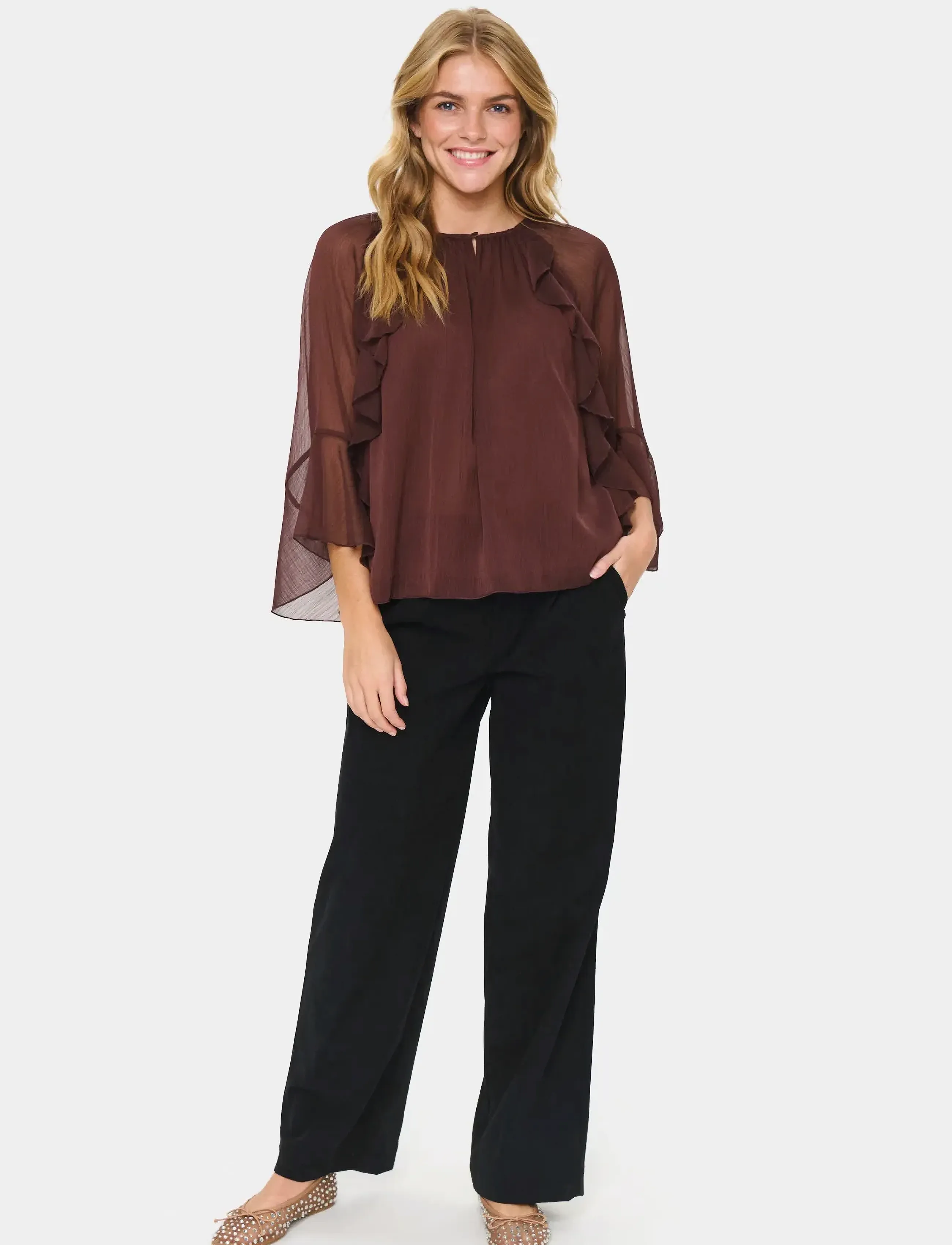 Saint Tropez - MavisSZ Blouse - fudge - 3