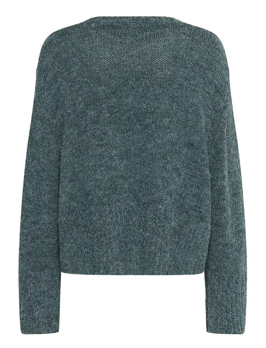Saint Tropez - MallorySZ Pullover - striktrøjer - june bug melange - 2
