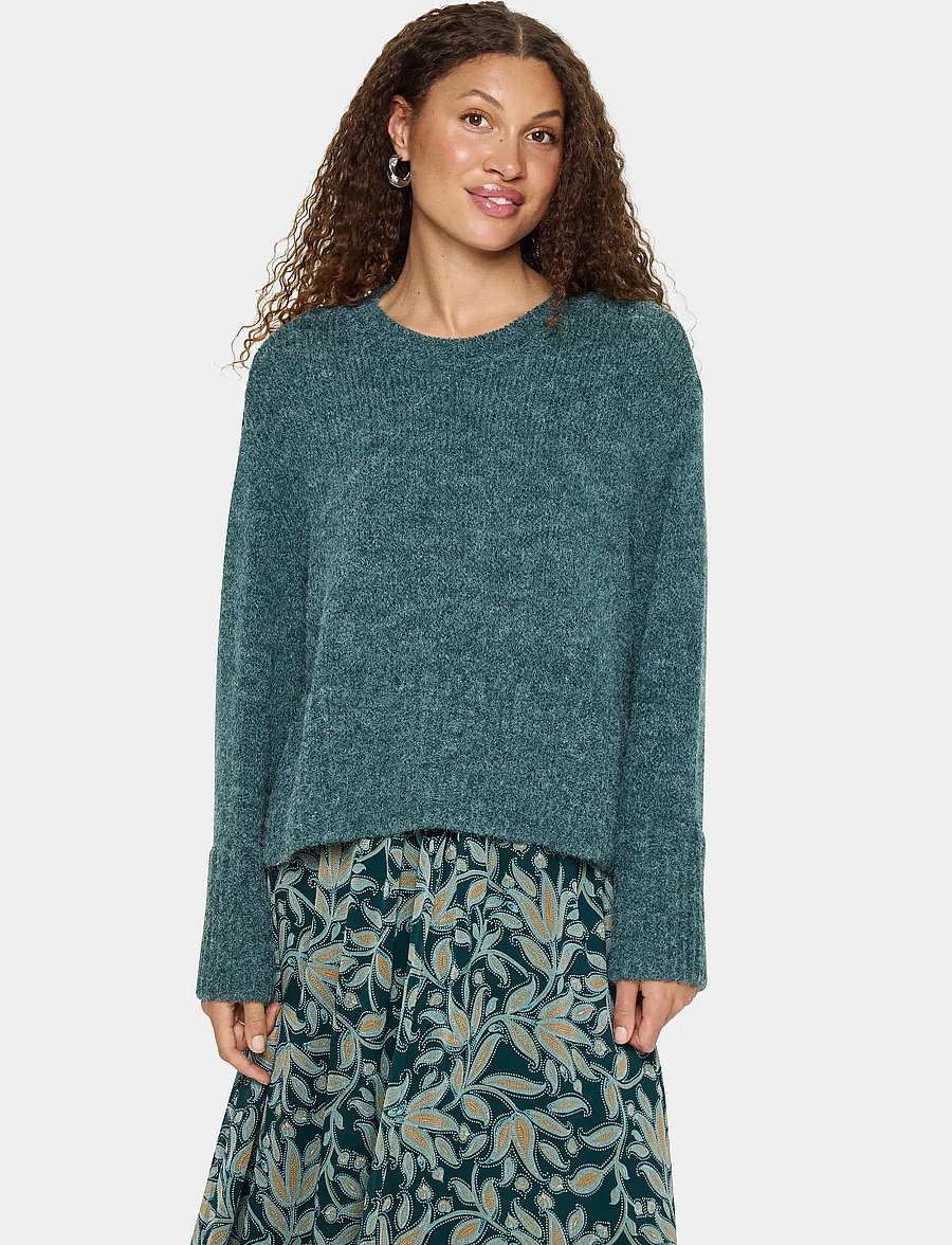 Saint Tropez - MallorySZ Pullover - striktrøjer - june bug melange - 0