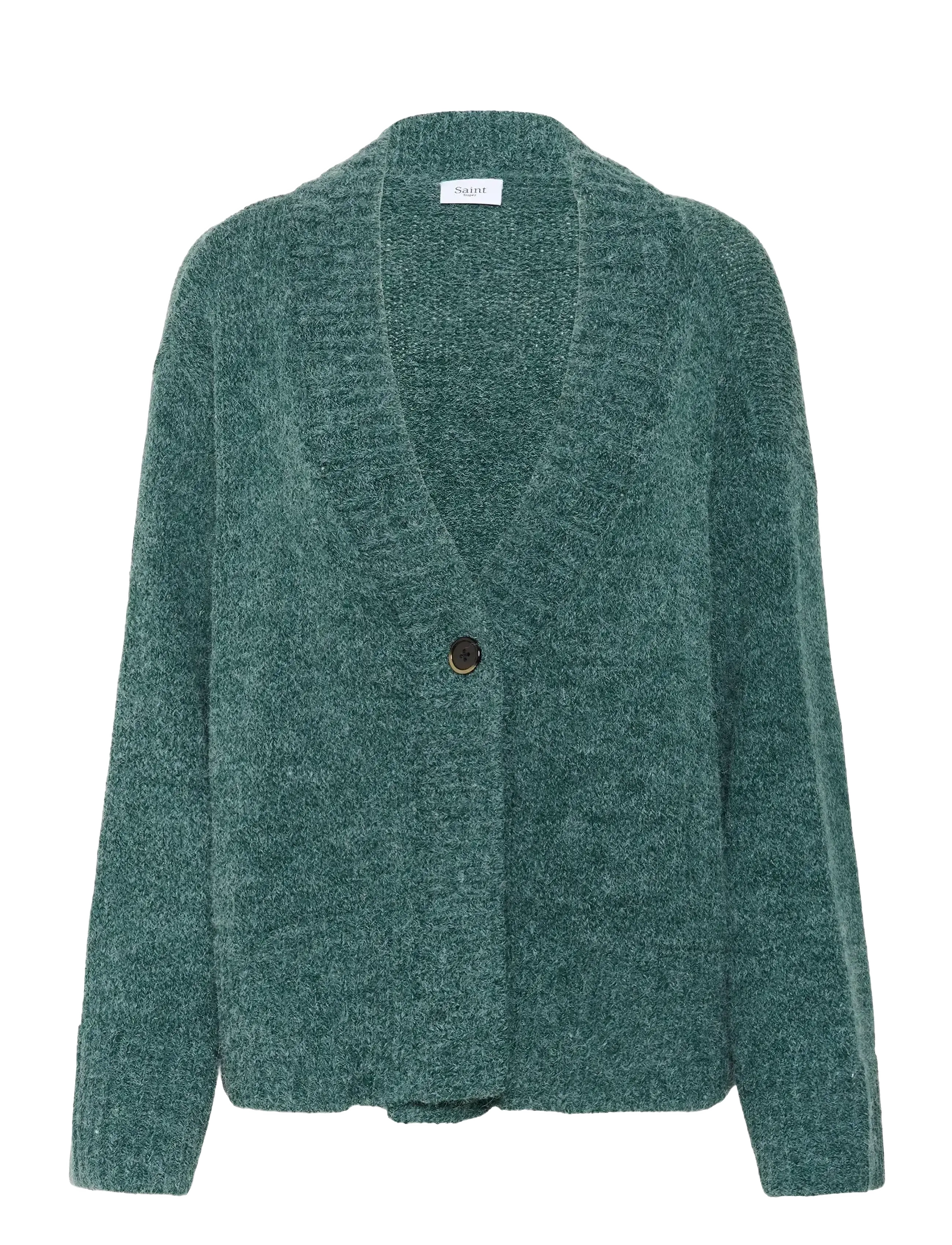 Saint Tropez MallorySZ Cardigan - Cardigans - JUNE BUG MELANGE / blue