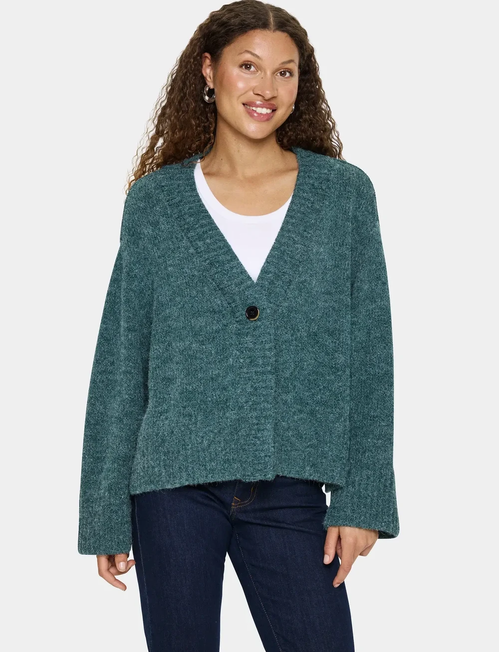 Saint Tropez - MallorySZ Cardigan - cardigans - june bug melange - 0
