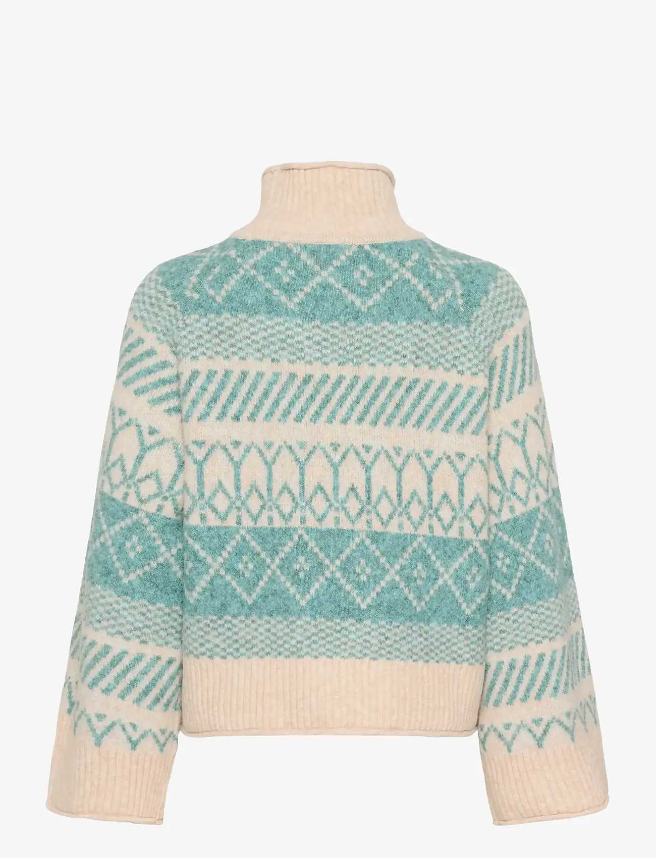 Saint Tropez - MichaSZ Rollneck - aqua haze melange - 2