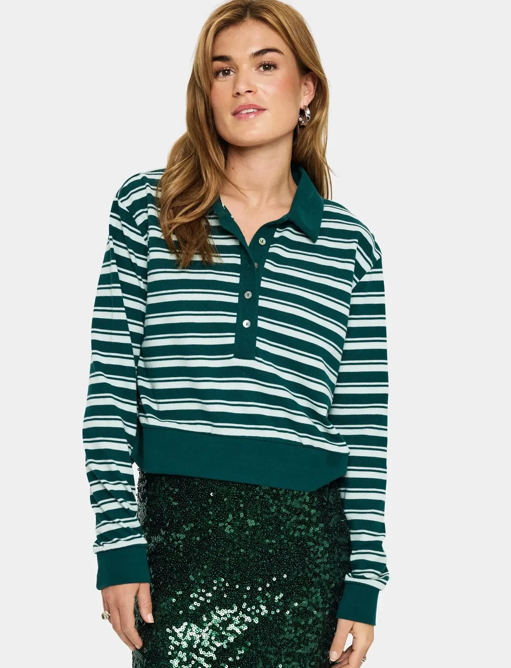 Saint Tropez - MarjorieSZ T-Shirt - stickade tröjor - june bug stripe - 0