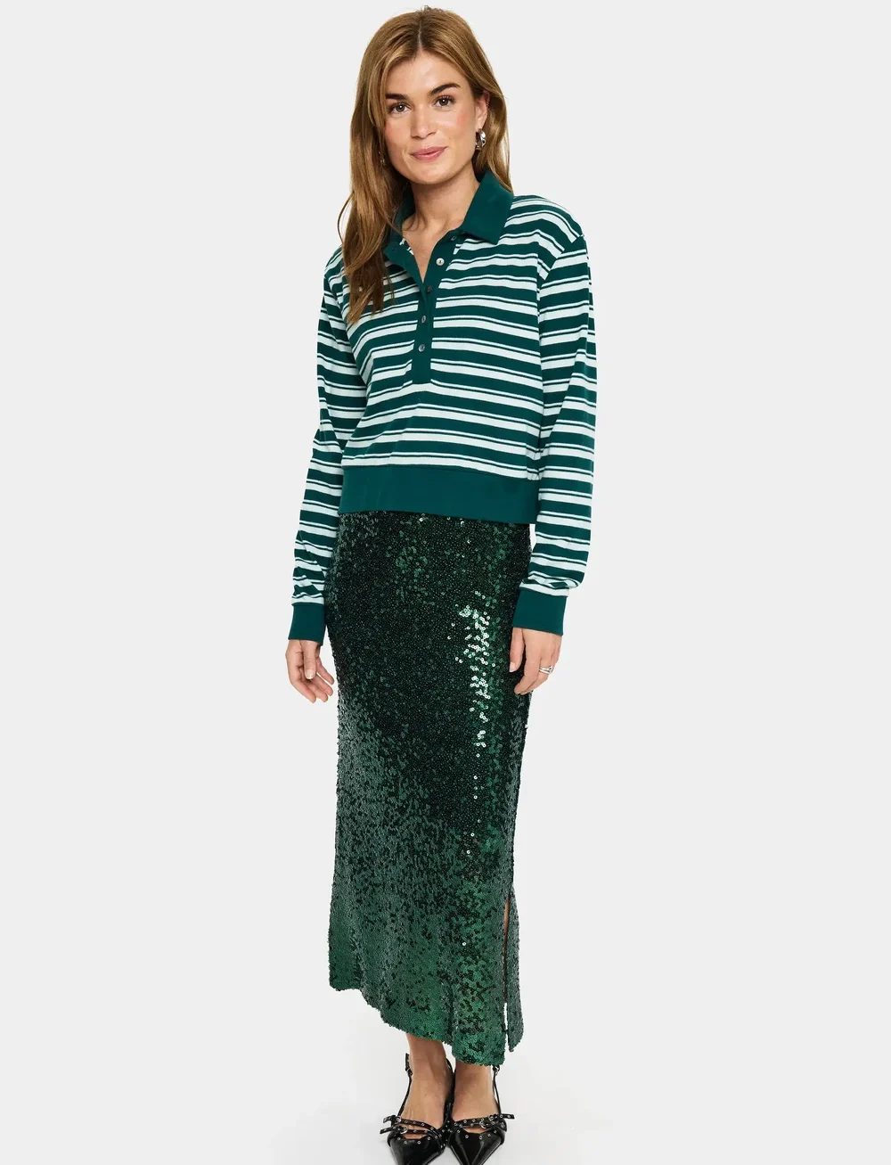 Saint Tropez - MarjorieSZ T-Shirt - stickade tröjor - june bug stripe - 3