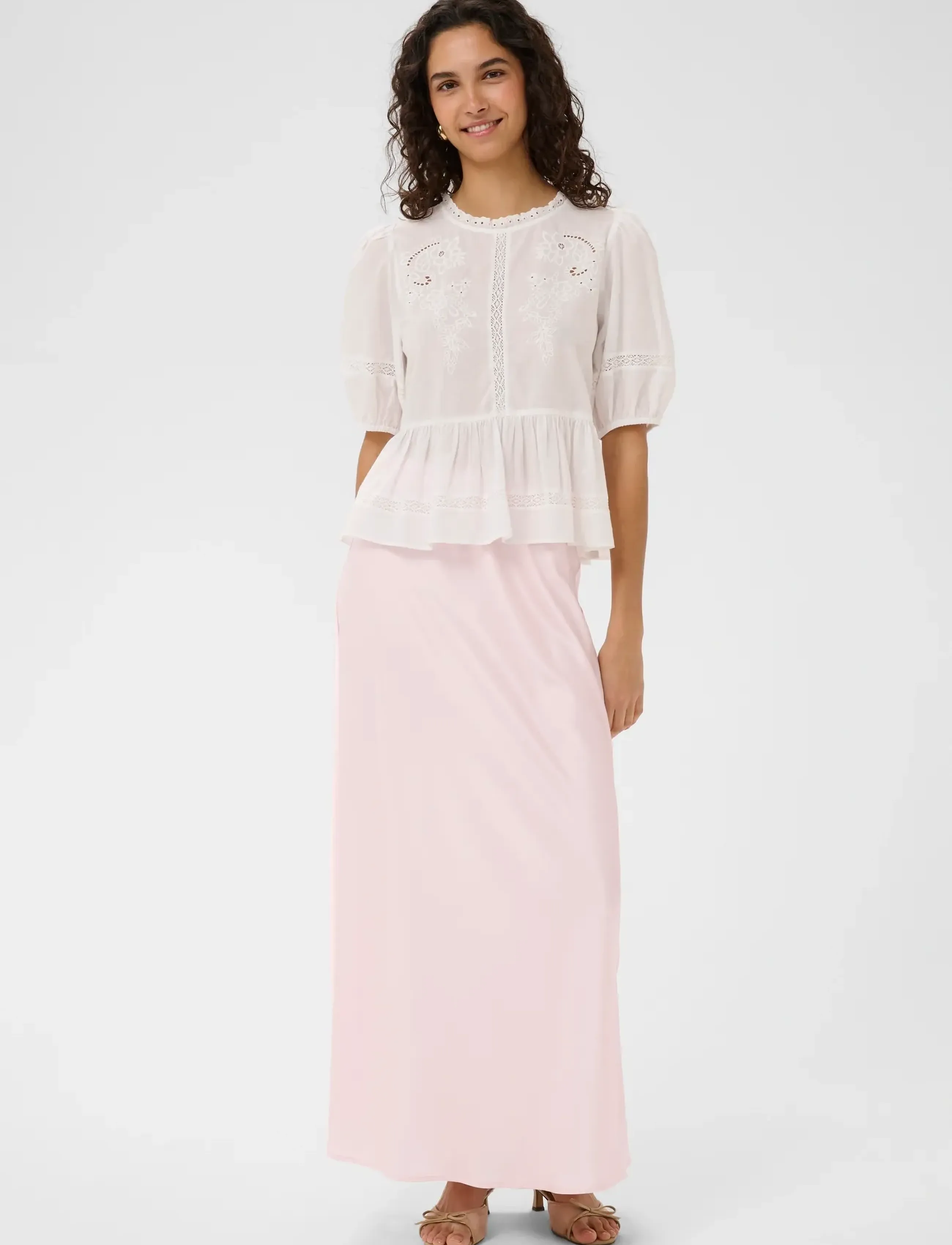 Saint Tropez LodisaSZ Maxi Skirt - Nederdele - BALLERINA / pink/rose
