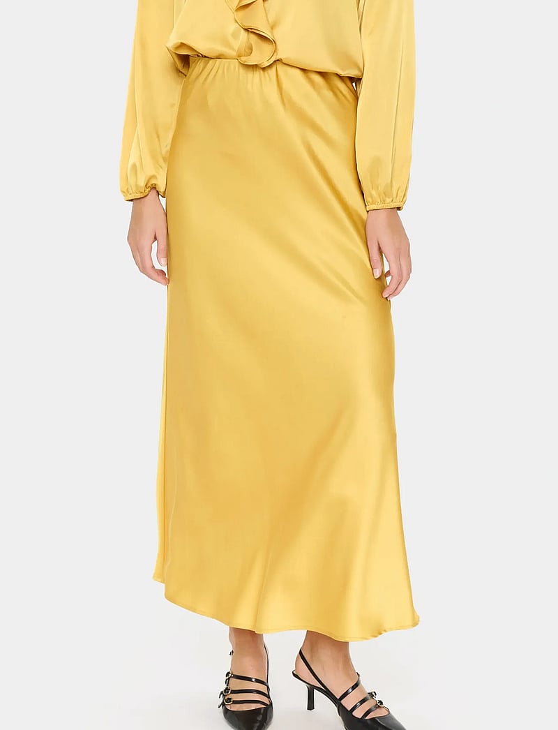 Saint Tropez - LodisaSZ Maxi Skirt - satinröcke - fall leaf - 3